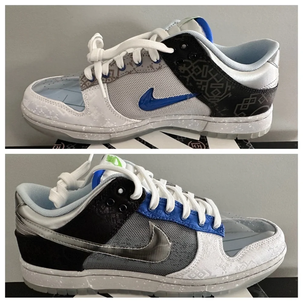 Nike Dunk Low SB What the Clot Sneakers Size 8.5 Men/10W - NEW